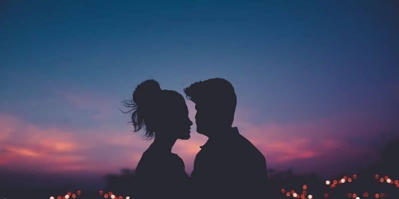 lien de couple d'amour